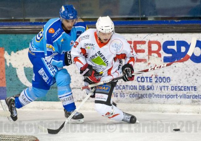 Photo hockey match Villard-de-Lans - La Roche-sur-Yon le 06/12/2014