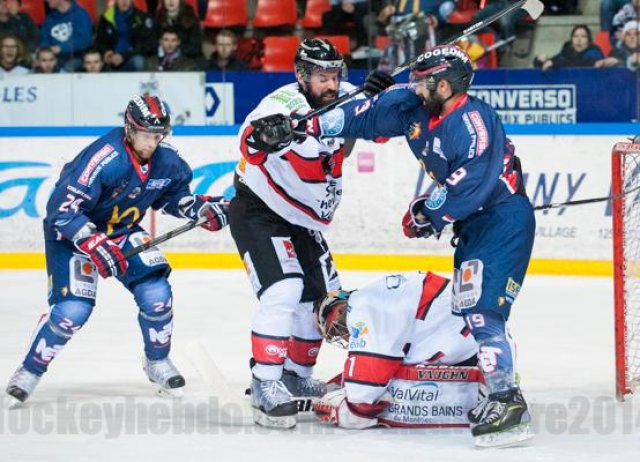 Photo hockey match Grenoble  - Briançon  le 05/12/2014