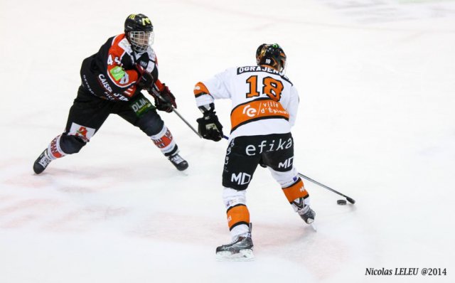 Photo hockey match Amiens  - Epinal  le 05/12/2014