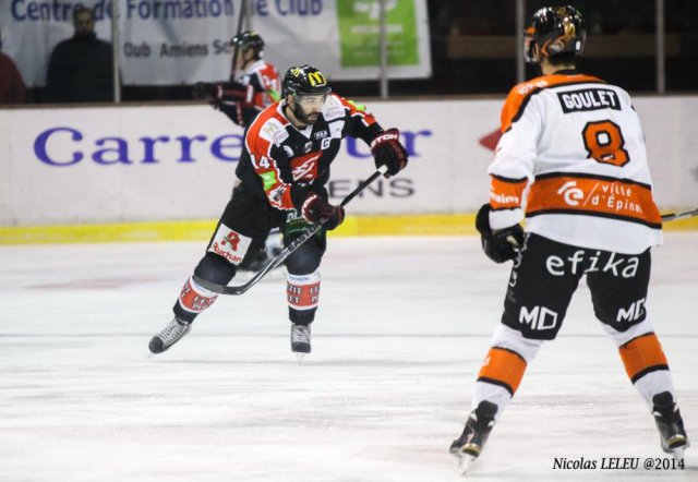 Photo hockey match Amiens  - Epinal  le 05/12/2014