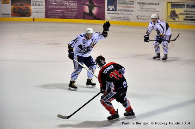 Photo hockey match Reims - Bordeaux le 06/12/2014