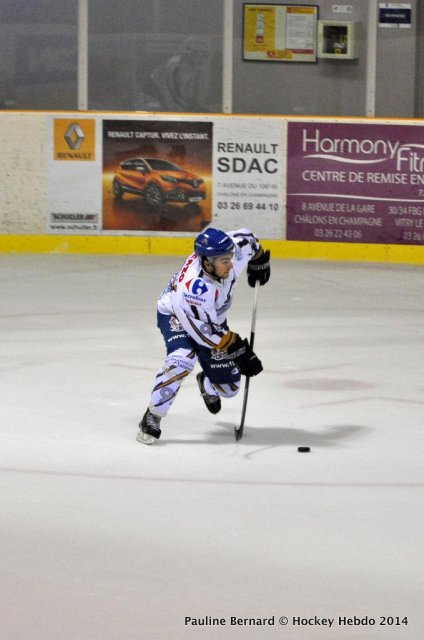 Photo hockey match Reims - Bordeaux le 06/12/2014