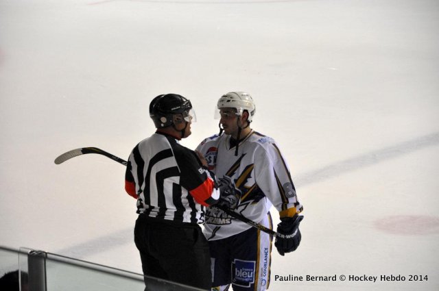 Photo hockey match Reims - Bordeaux le 06/12/2014