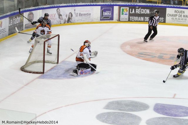 Photo hockey match Rouen - Epinal  le 09/12/2014