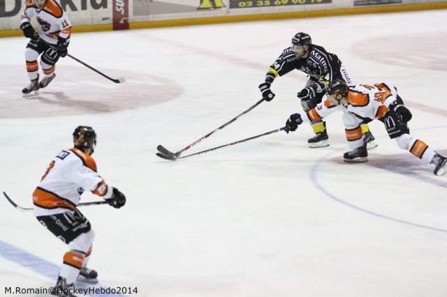 Photo hockey match Rouen - Epinal  le 09/12/2014