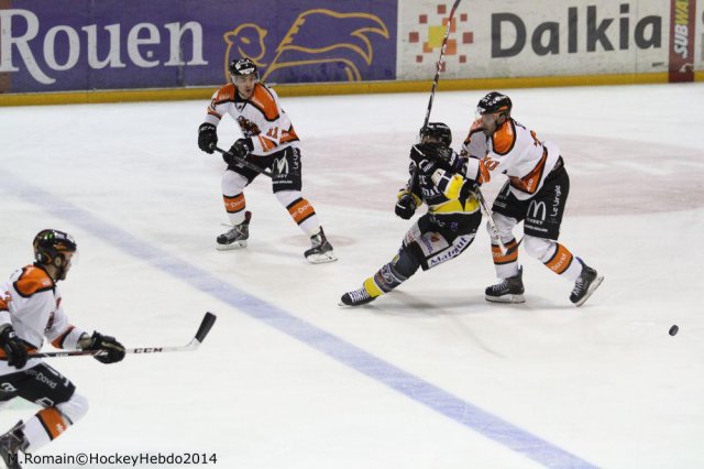 Photo hockey match Rouen - Epinal  le 09/12/2014