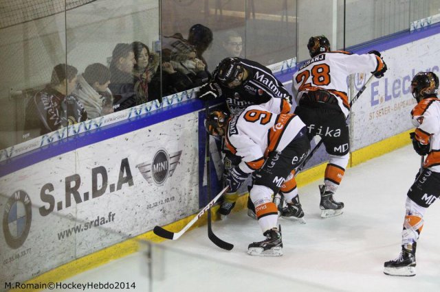 Photo hockey match Rouen - Epinal  le 09/12/2014