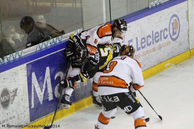 Photo hockey match Rouen - Epinal  le 09/12/2014