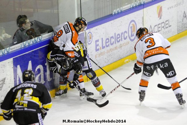 Photo hockey match Rouen - Epinal  le 09/12/2014