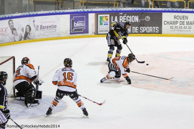 Photo hockey match Rouen - Epinal  le 09/12/2014