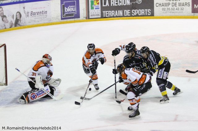 Photo hockey match Rouen - Epinal  le 09/12/2014