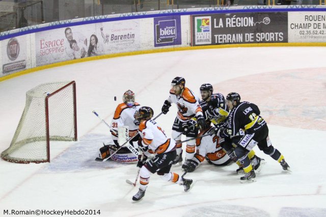 Photo hockey match Rouen - Epinal  le 09/12/2014