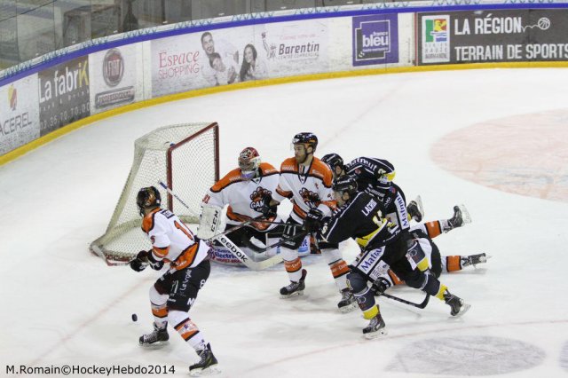 Photo hockey match Rouen - Epinal  le 09/12/2014
