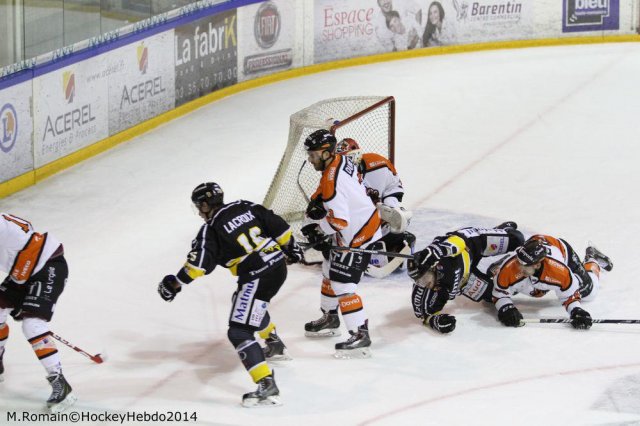 Photo hockey match Rouen - Epinal  le 09/12/2014