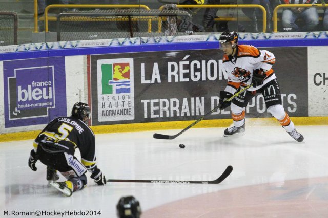 Photo hockey match Rouen - Epinal  le 09/12/2014