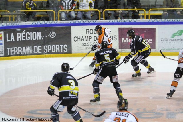 Photo hockey match Rouen - Epinal  le 09/12/2014