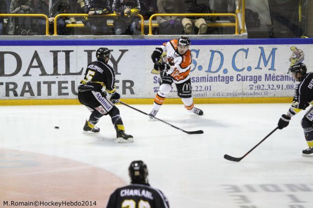 Photo hockey match Rouen - Epinal  le 09/12/2014