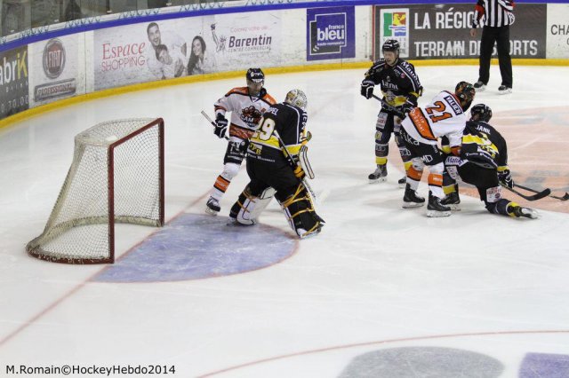 Photo hockey match Rouen - Epinal  le 09/12/2014