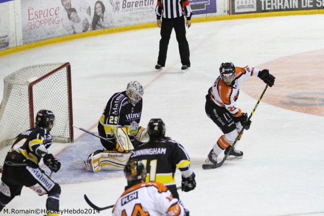 Photo hockey match Rouen - Epinal  le 09/12/2014