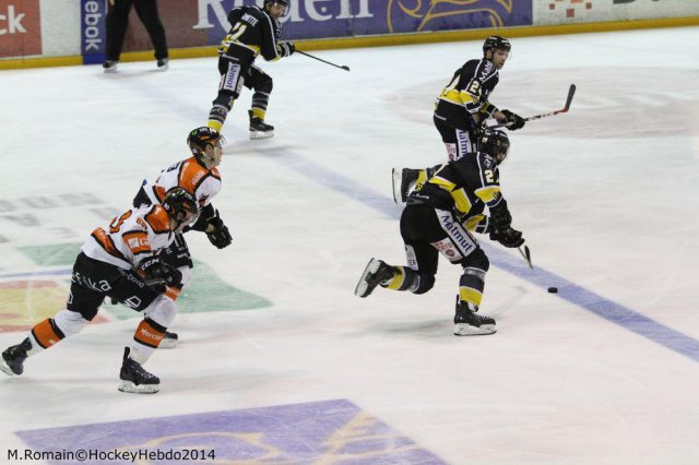 Photo hockey match Rouen - Epinal  le 09/12/2014