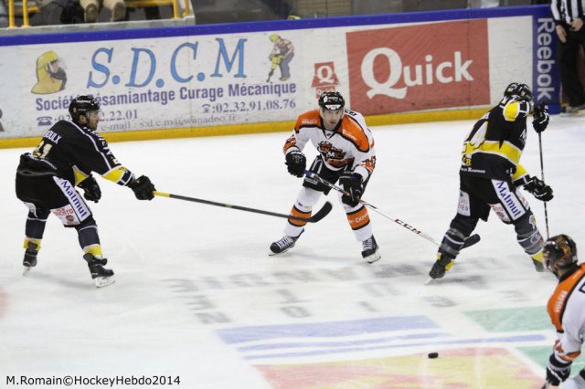 Photo hockey match Rouen - Epinal  le 09/12/2014