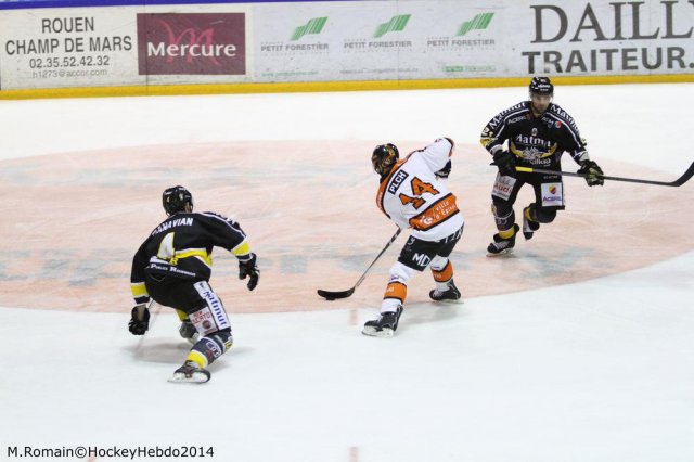 Photo hockey match Rouen - Epinal  le 09/12/2014