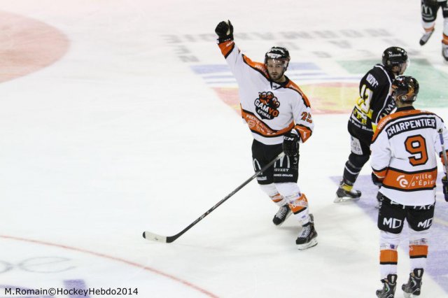 Photo hockey match Rouen - Epinal  le 09/12/2014
