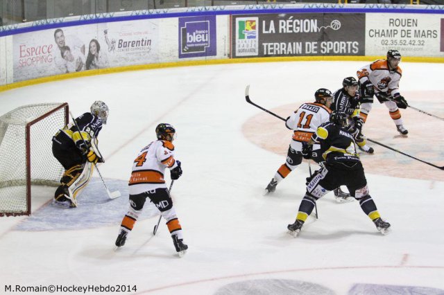 Photo hockey match Rouen - Epinal  le 09/12/2014