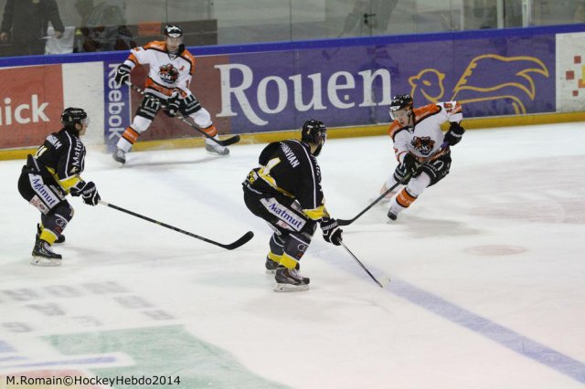 Photo hockey match Rouen - Epinal  le 09/12/2014