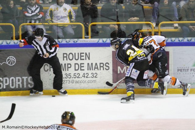 Photo hockey match Rouen - Epinal  le 09/12/2014