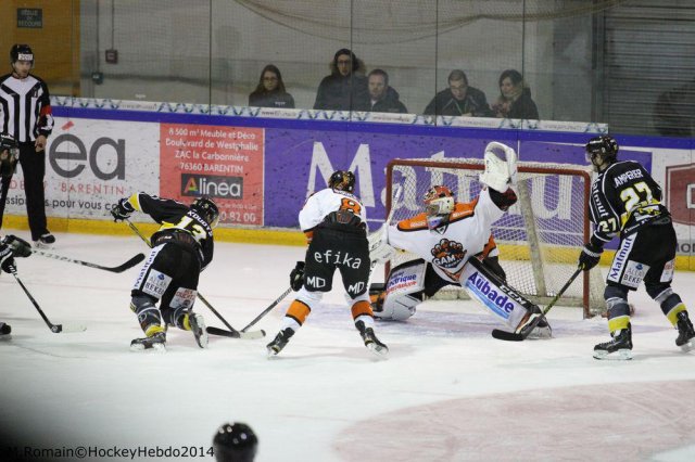 Photo hockey match Rouen - Epinal  le 09/12/2014