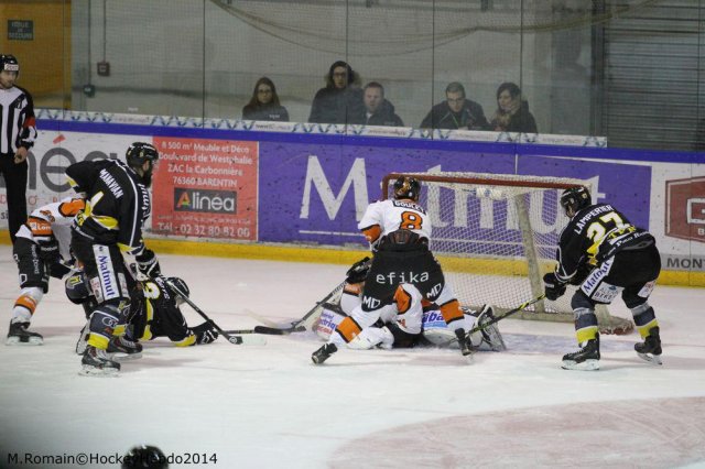 Photo hockey match Rouen - Epinal  le 09/12/2014