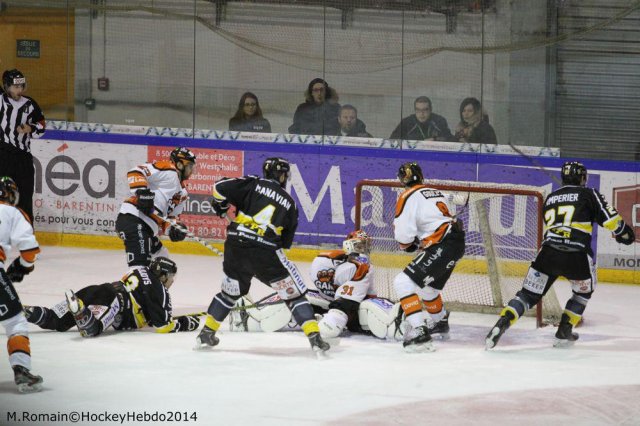 Photo hockey match Rouen - Epinal  le 09/12/2014