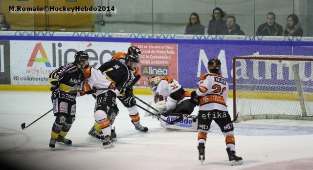Photo hockey match Rouen - Epinal  le 09/12/2014