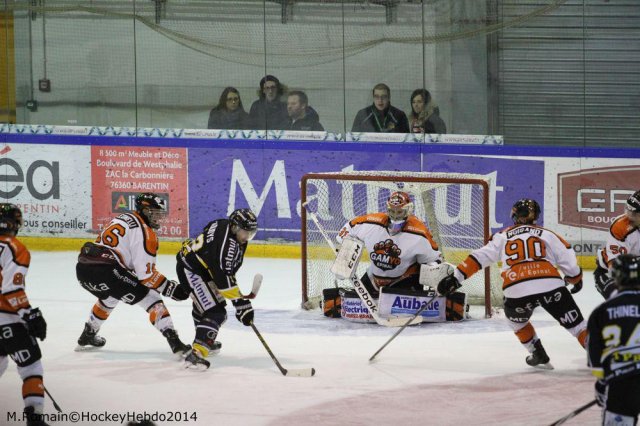 Photo hockey match Rouen - Epinal  le 09/12/2014