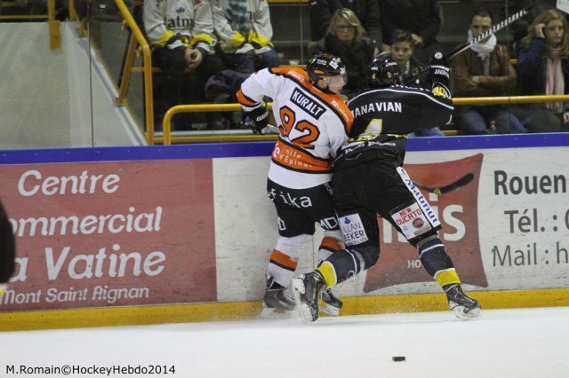 Photo hockey match Rouen - Epinal  le 09/12/2014