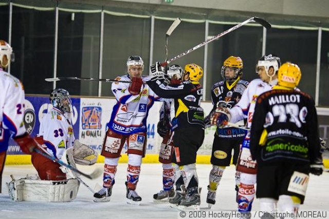 Photo hockey match Strasbourg  - Epinal  le 30/12/2008