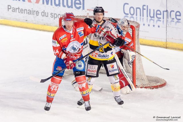 Photo hockey match Lyon - Rouen le 12/12/2014