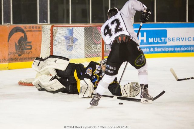 Photo hockey match Strasbourg  - Brest  le 13/12/2014