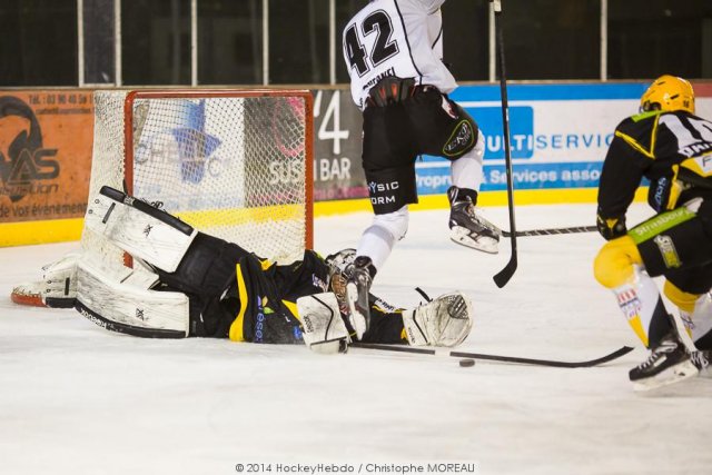 Photo hockey match Strasbourg  - Brest  le 13/12/2014