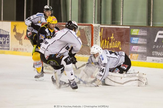 Photo hockey match Strasbourg  - Brest  le 13/12/2014