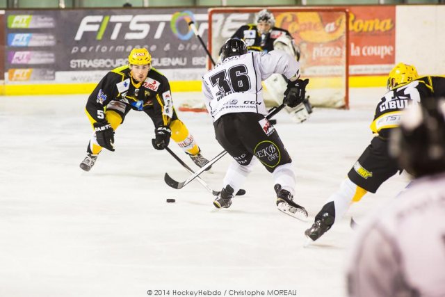Photo hockey match Strasbourg  - Brest  le 13/12/2014