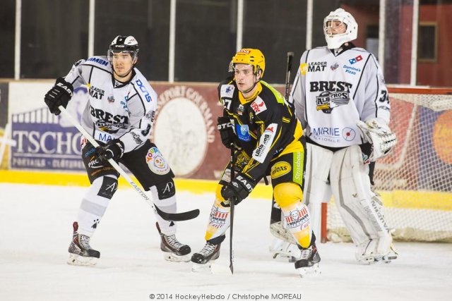 Photo hockey match Strasbourg  - Brest  le 13/12/2014