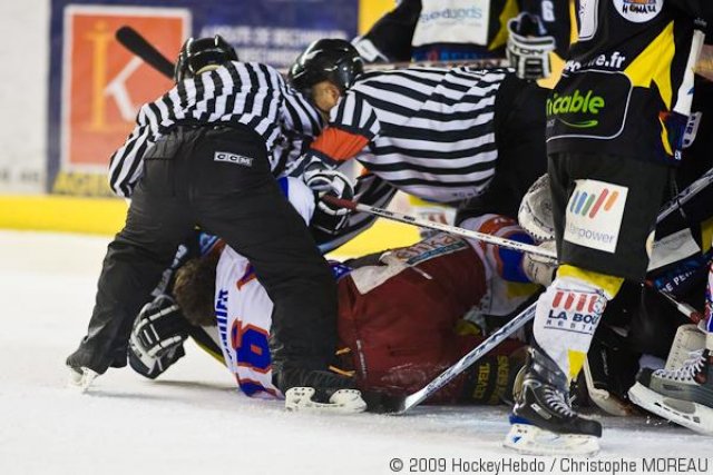 Photo hockey match Strasbourg  - Epinal  le 30/12/2008