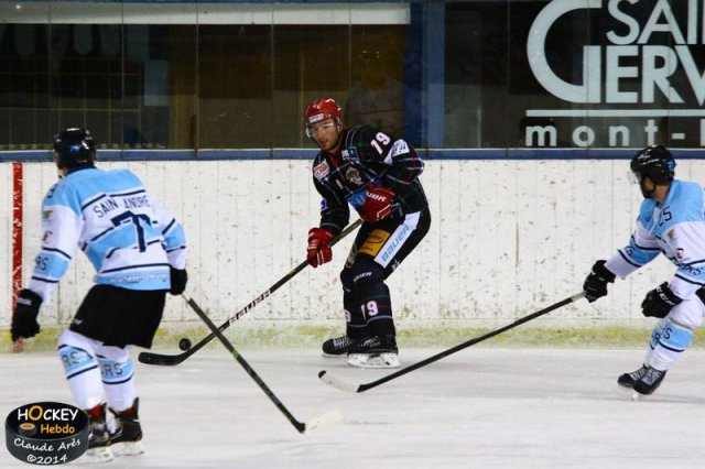Photo hockey match Mont-Blanc - Tours  le 13/12/2014