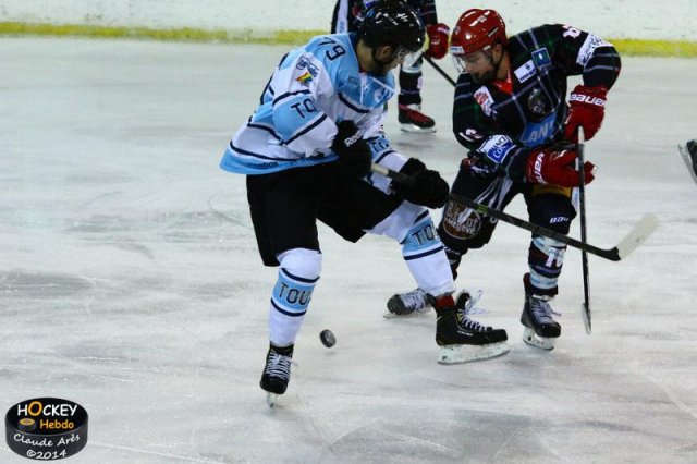 Photo hockey match Mont-Blanc - Tours  le 13/12/2014