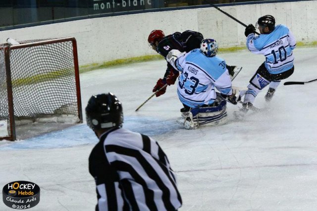 Photo hockey match Mont-Blanc - Tours  le 13/12/2014