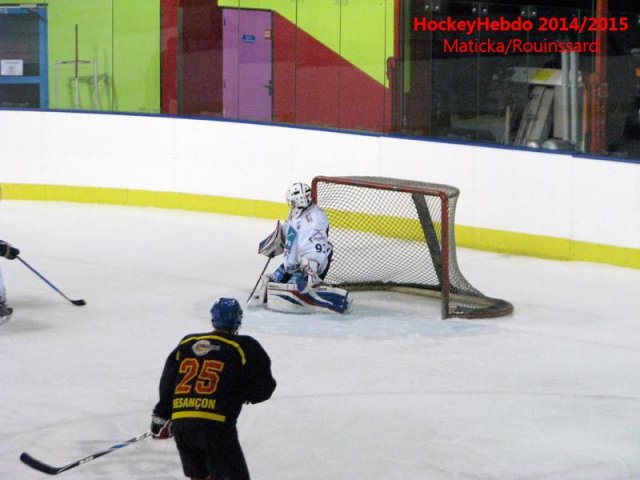Photo hockey match Besançon - Colmar le 13/12/2014