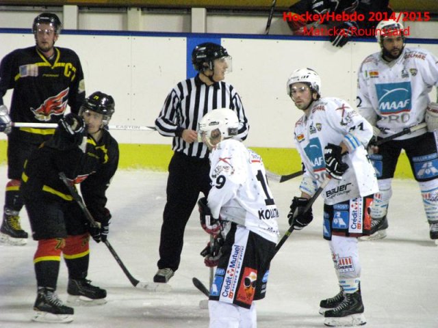 Photo hockey match Besançon - Colmar le 13/12/2014