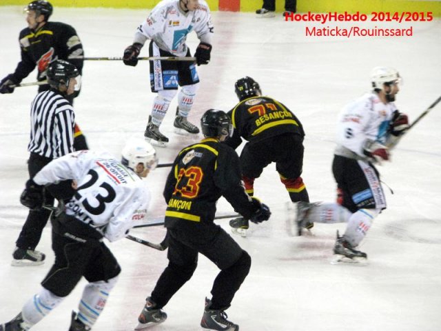 Photo hockey match Besançon - Colmar le 13/12/2014